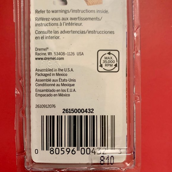 Sanding Bands 120 Grit 6-Ct #432 NIB 080596004323 DREMEL **NEW** - Picture 2 of 2